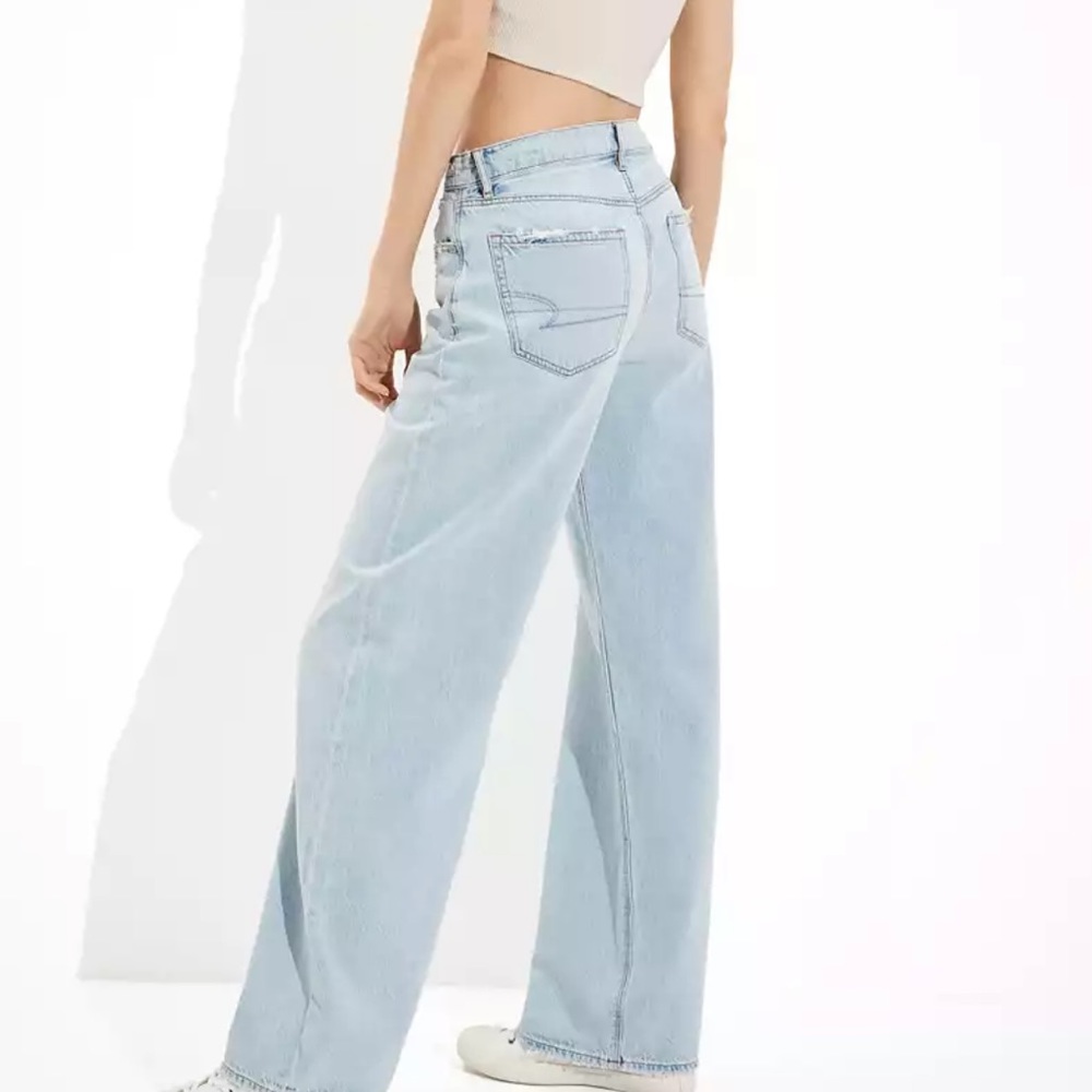 Loose Low Waist Wide Jeans